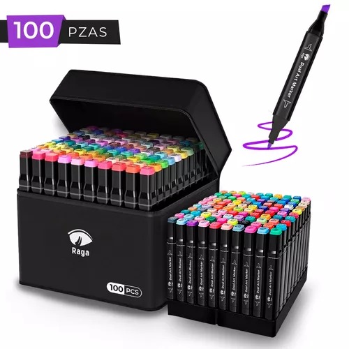 80 Plumones Doble Punta